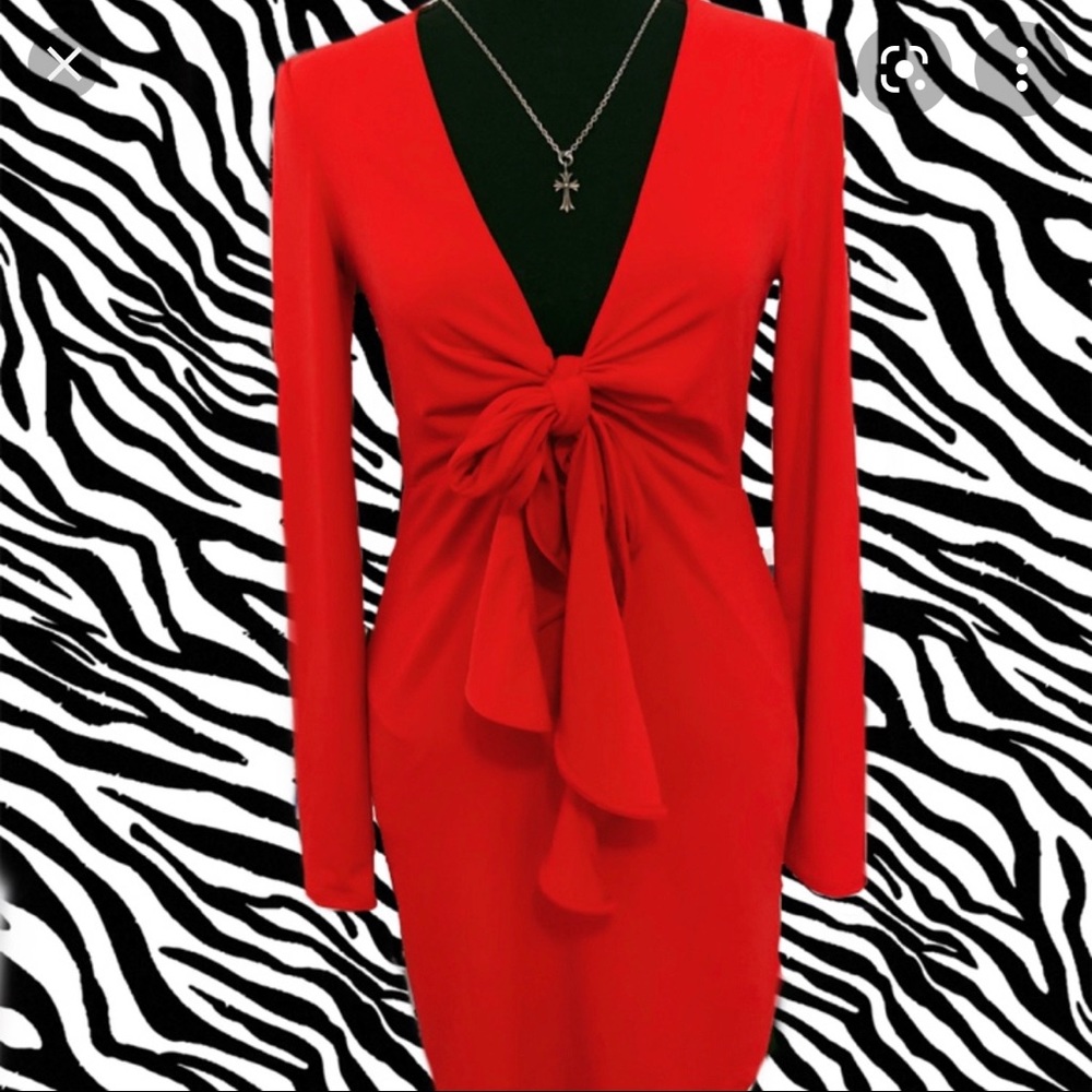 Nasty Gal red mini dress